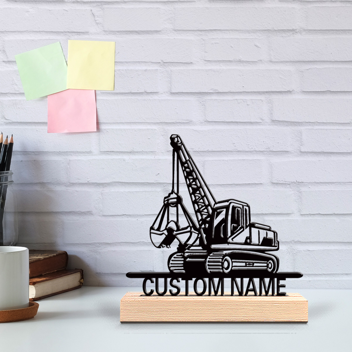 Woodworking Diy Projects - 1pc tractor Customized Letter Tin Statue