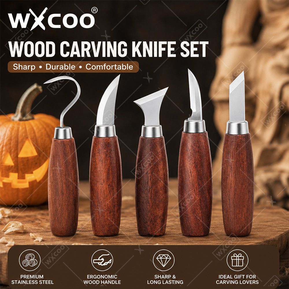 Woodworking Kits For Beginners - WXCOO Wood Carving Chisel Set Carbon