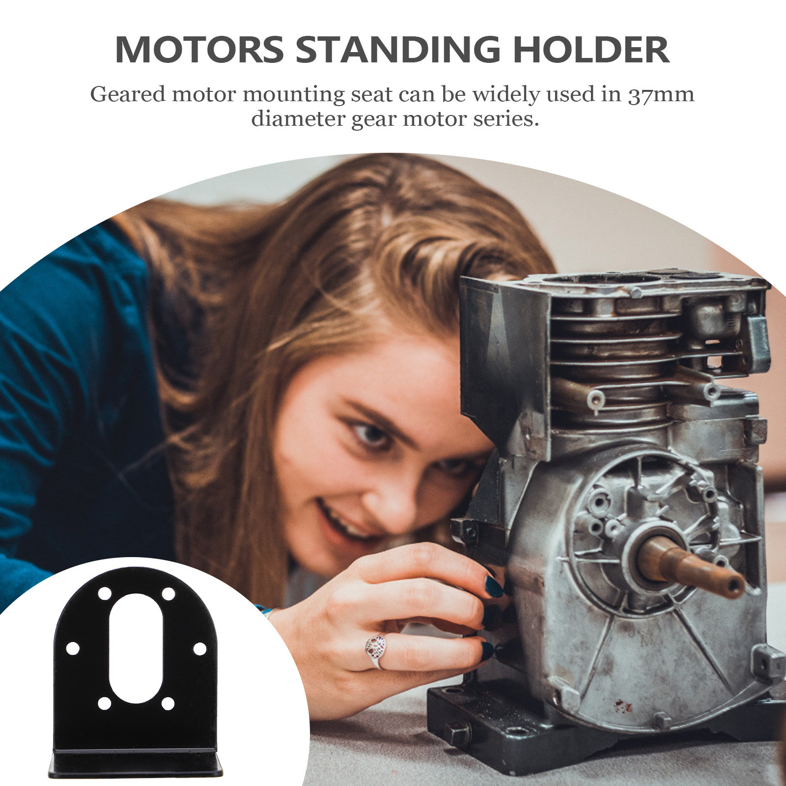 2Pcs Gear Motors Mounting Brac - Woodworking Terms 评论和价格