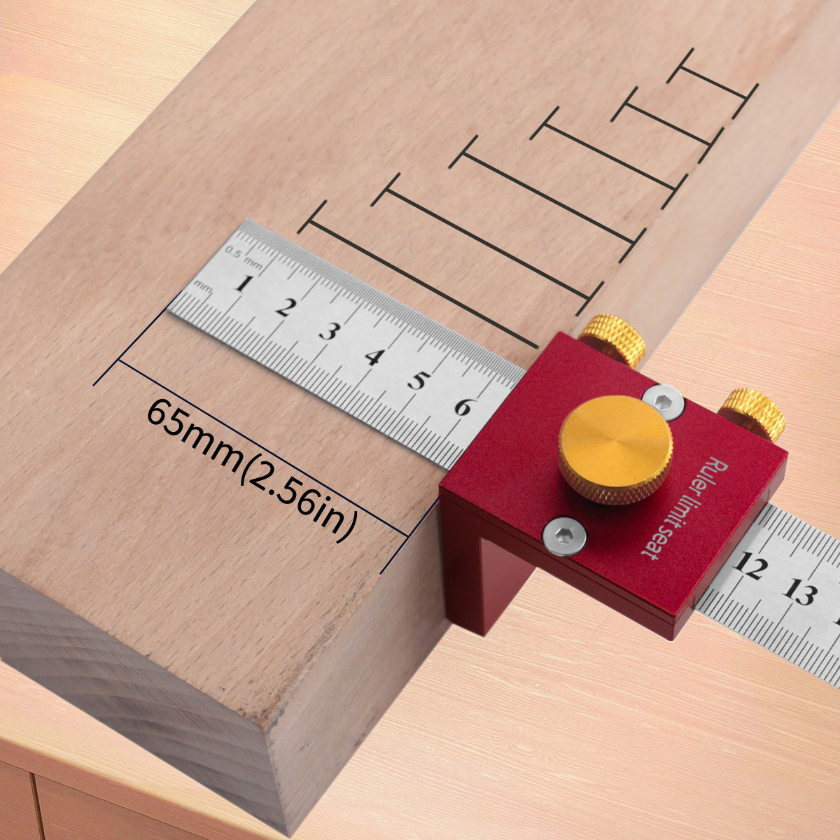 30cm/12 Inch Scribing Ruler 90 - Marking Gauge Tool 评论和价格