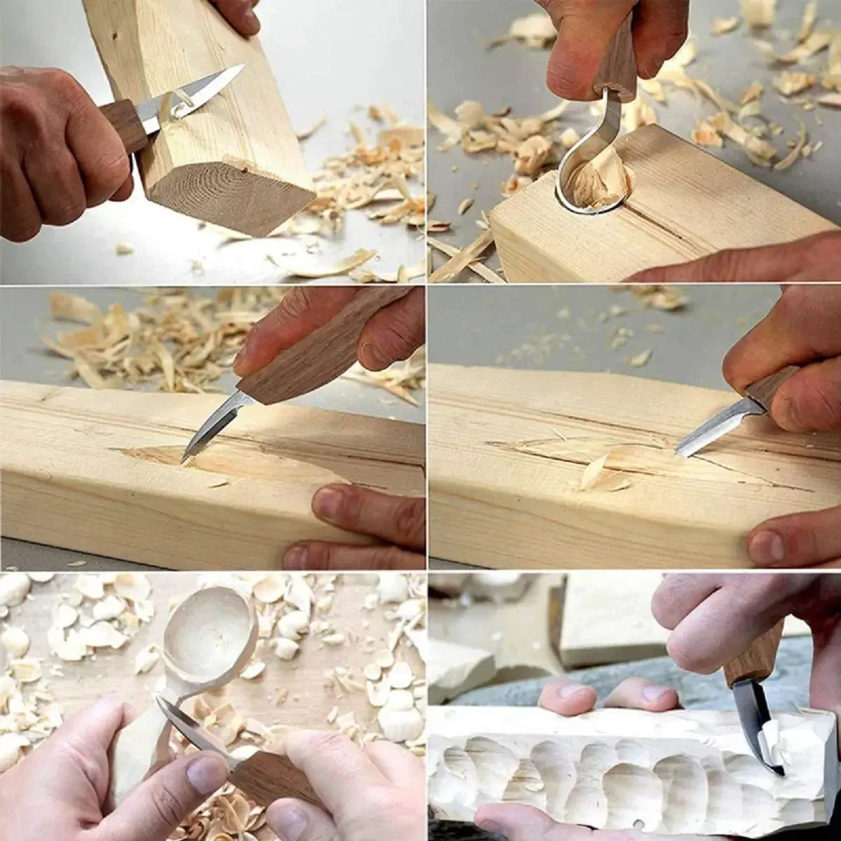 Wood Carving Kit Hand Carving  - Woodworking Kits For Beginners 评论和价格