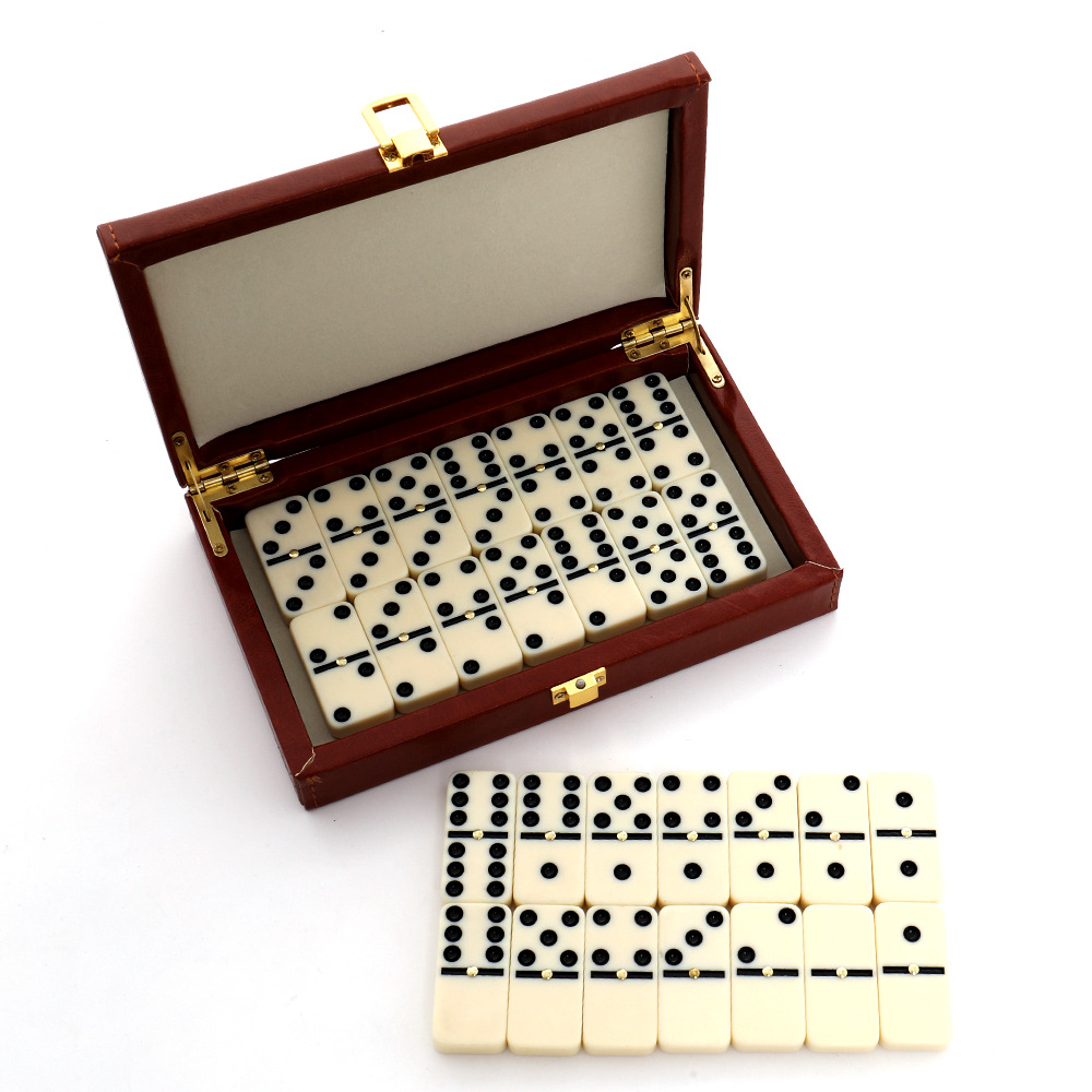 28Pcs Resin Domino Set Classic - Woodworking Game 评论和价格