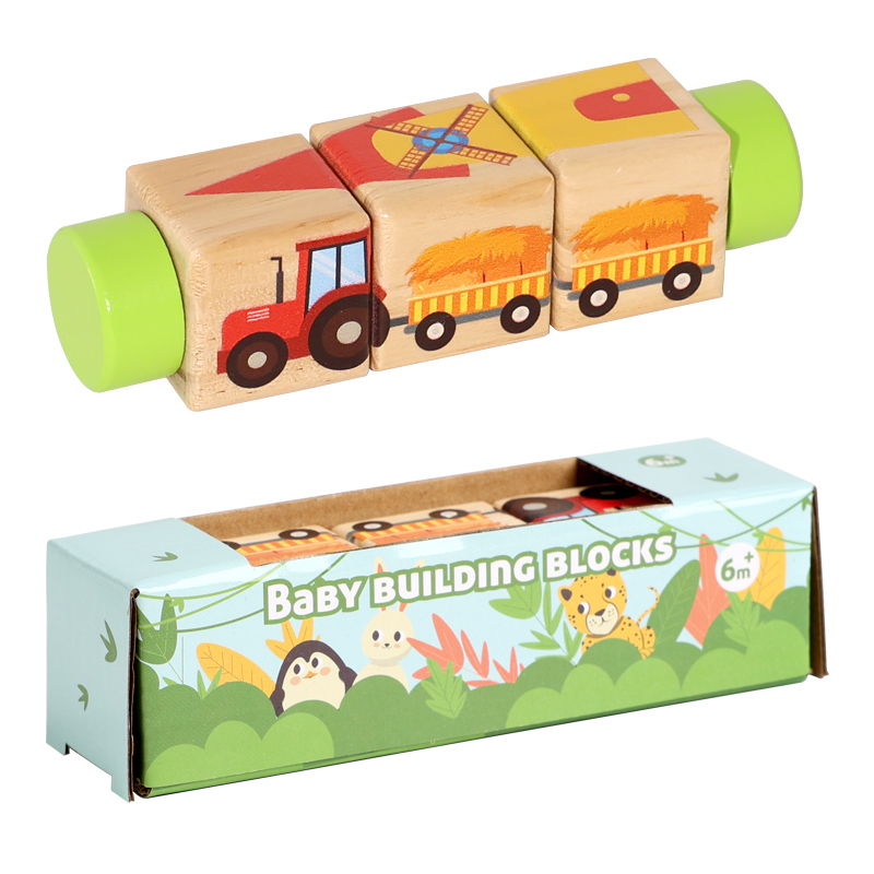 1pcs Baby Wooden Rotating Anim - Woodworking Game 评论和价格