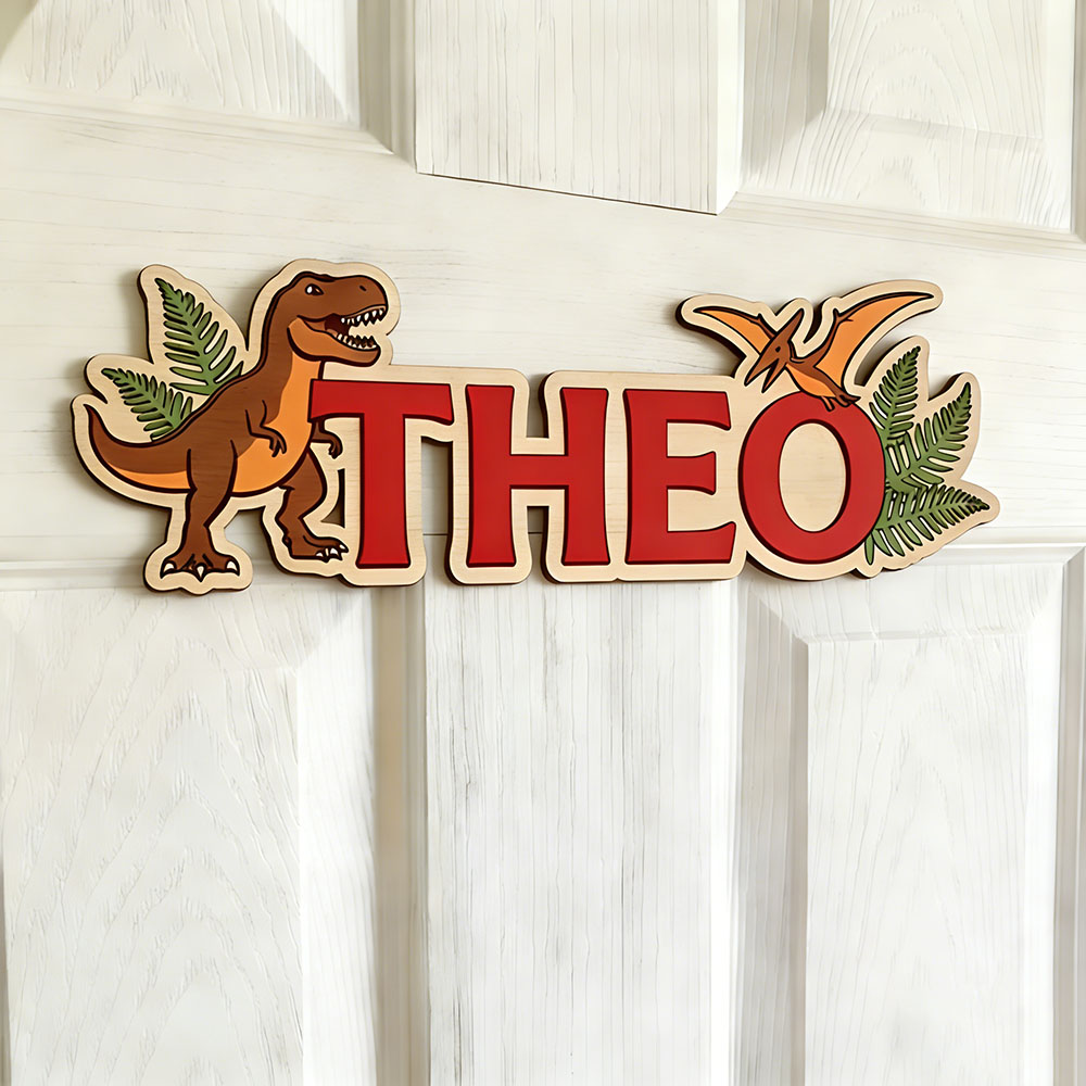 Personalized Dinosaur Name Sig - Woodworking For Beginners 评论和价格