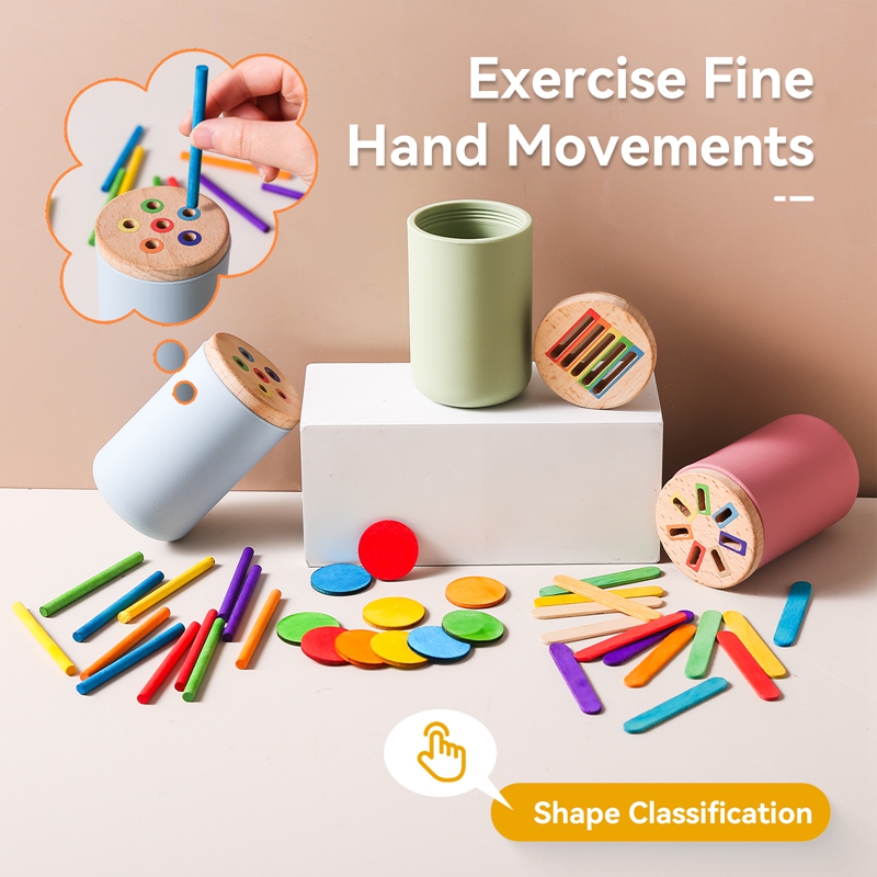 Montessori Wooden Toys Color S - Woodworking Game 评论和价格