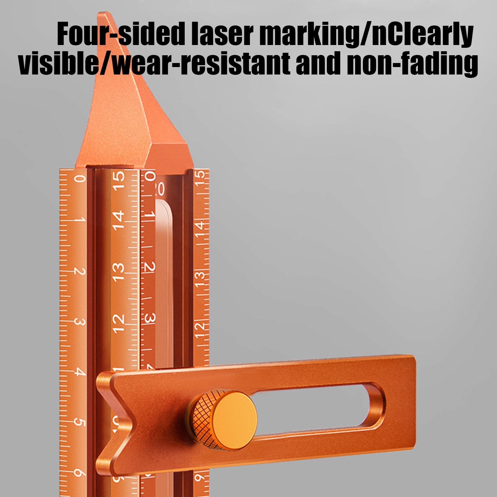 Wood Marking Tool 4-Sided Magn - Marking Gauge Tool 评论和价格