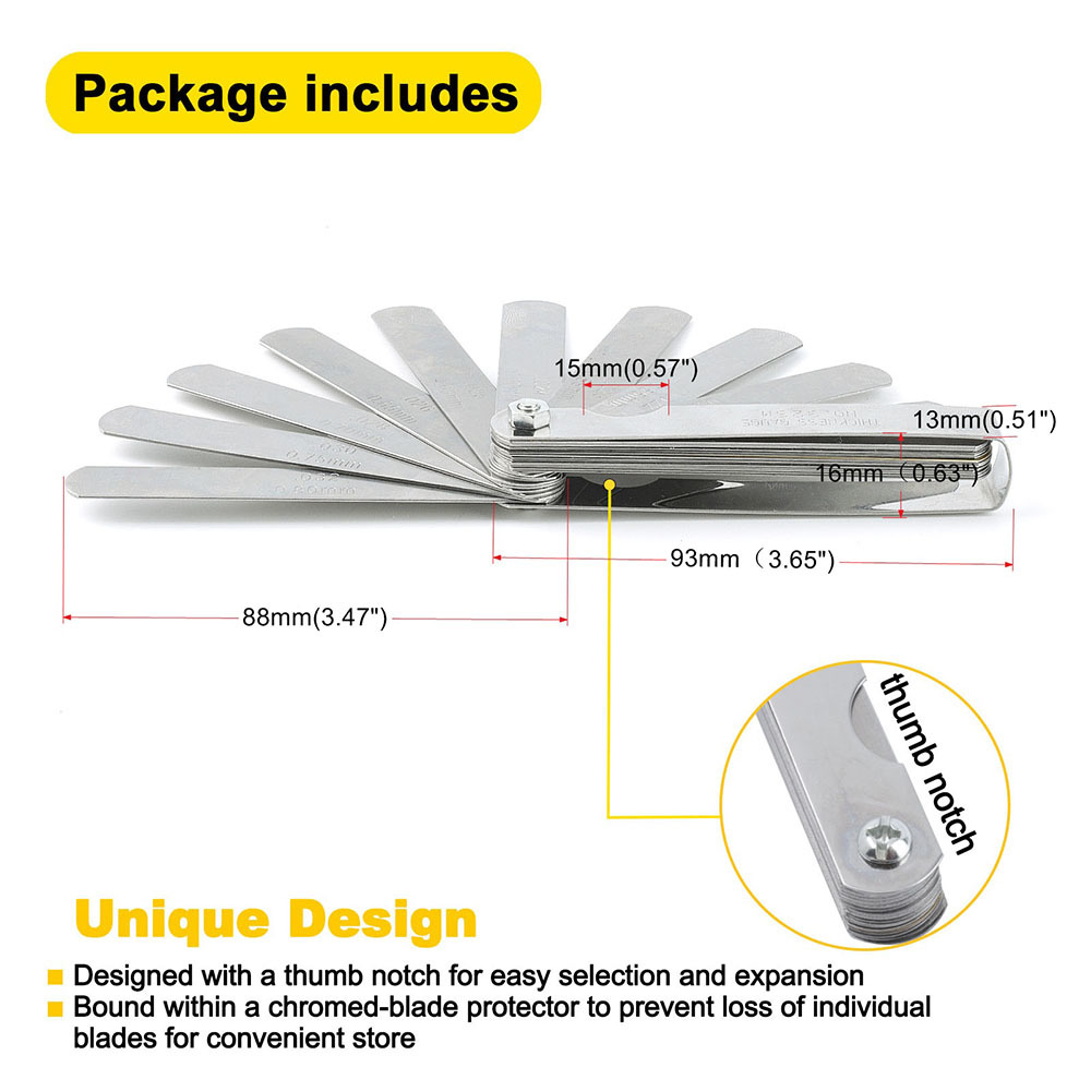 Stainless Steel Feeler Gauge D - Marking Gauge Tool 评论和价格