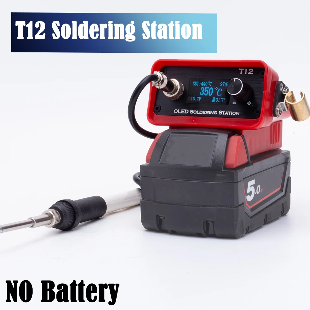 OLED T12 Cordless Soldering Ir - Milwaukee Drill M12 Fuel 评论和价格