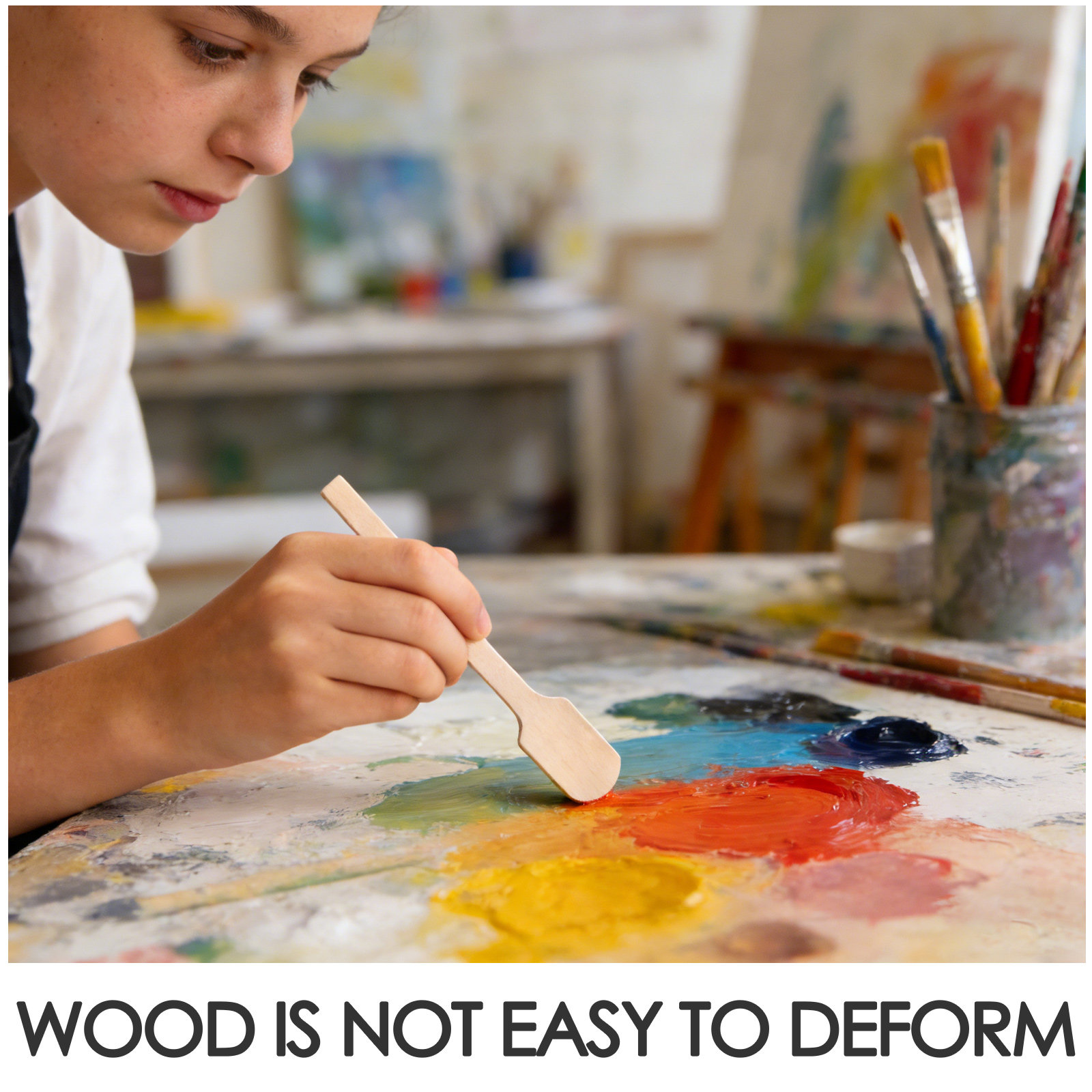 200Pcs Wooden Paint Stirring S - Woodworking Diy Projects 评论和价格