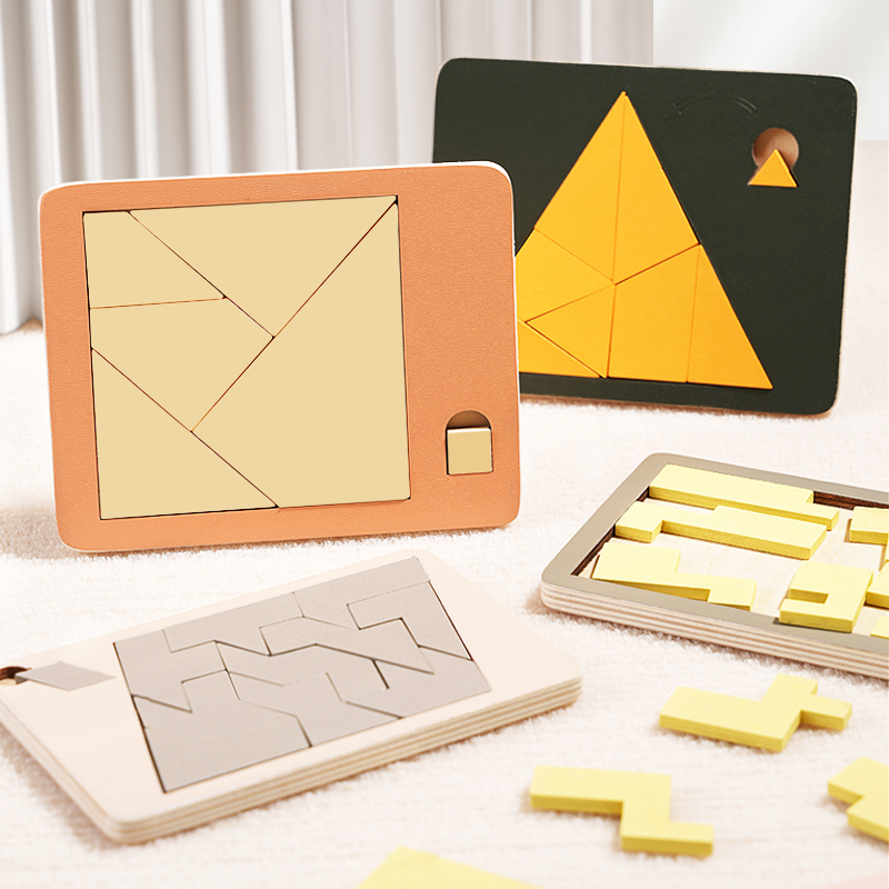Wooden Geometric Puzzles Chall - Woodworking Game 评论和价格