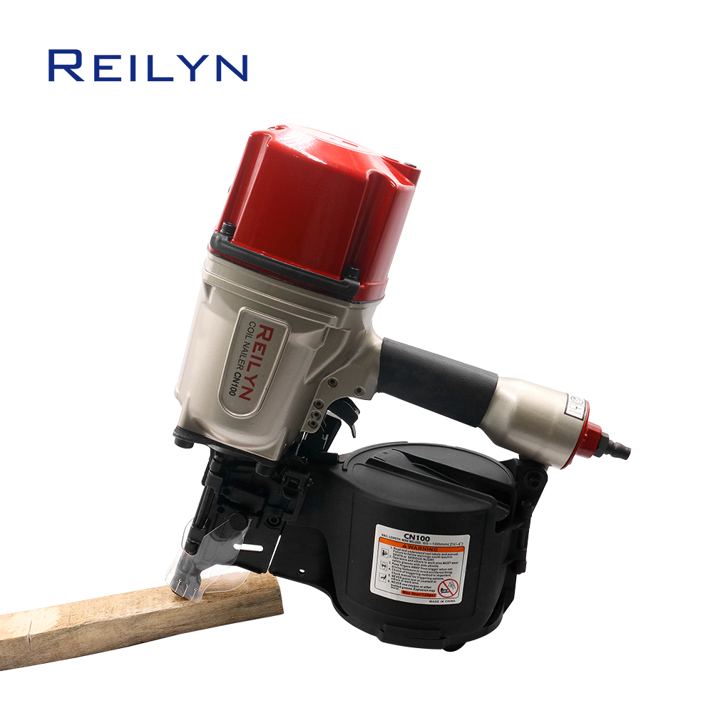 Reilyn CN100 Pneumatic Coil Na - Woodworking Nail Gun 评论和价格