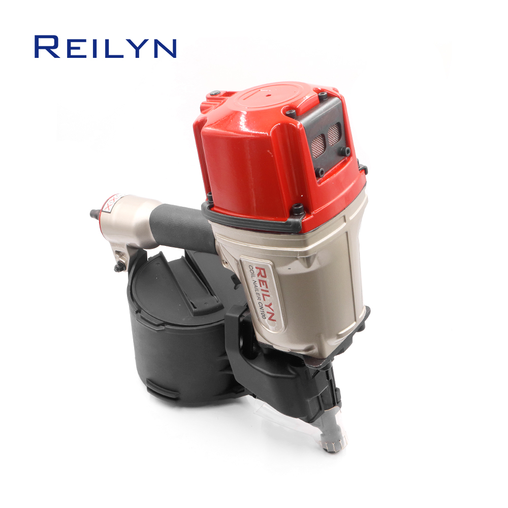 Reilyn CN100 Pneumatic Coil Na - Woodworking Nail Gun 评论和价格