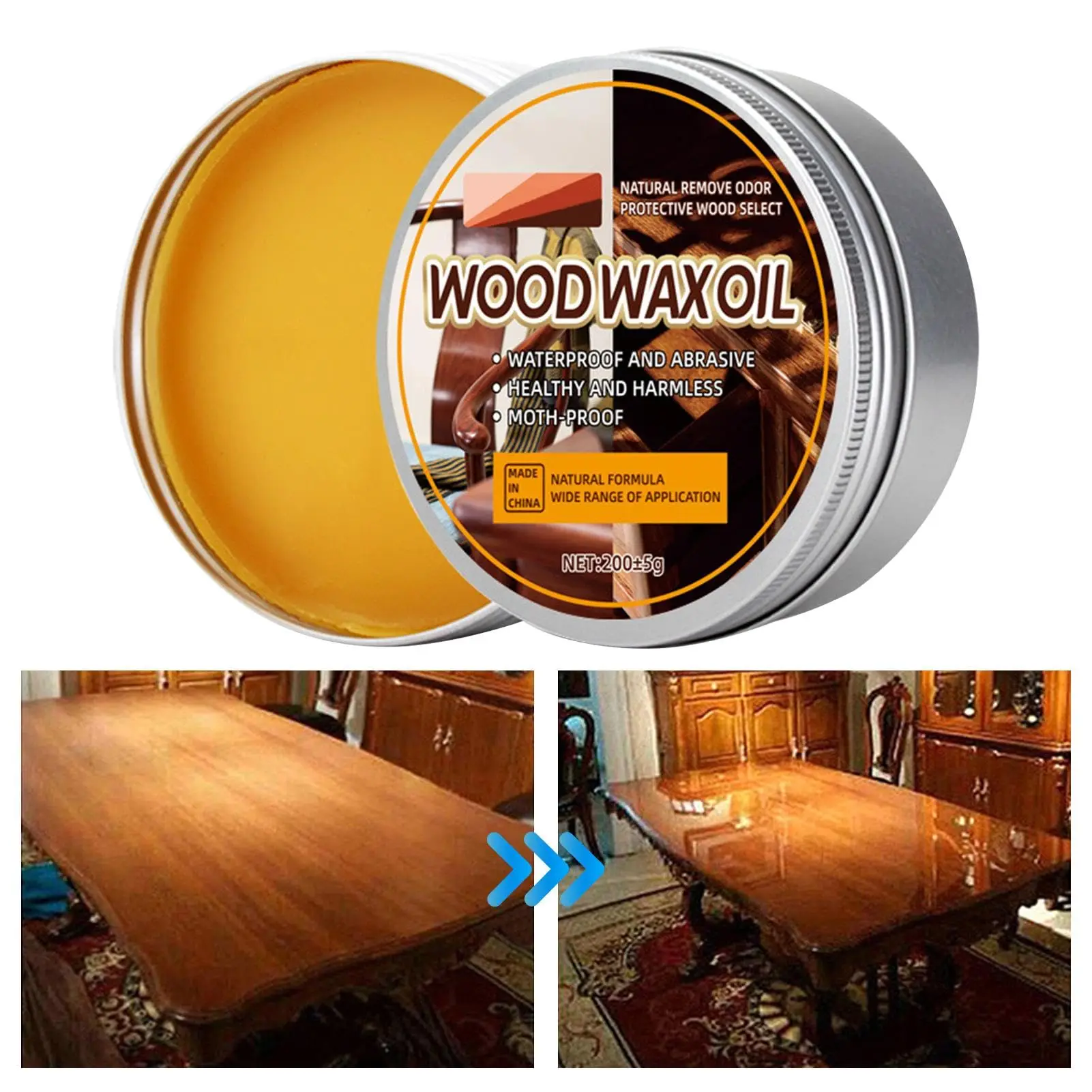 Wooden Beeswax Furniture Polis - Woodworking Oil Finish 评论和价格