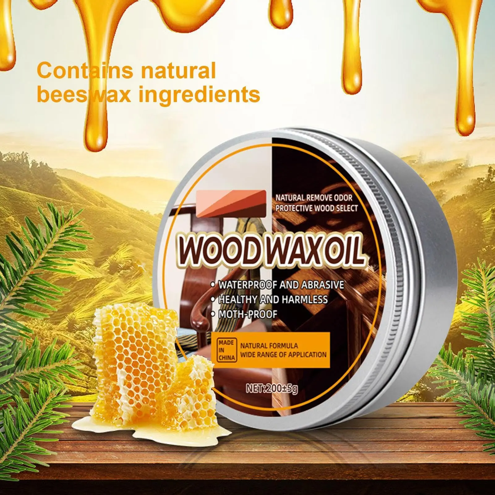 Wooden Beeswax Furniture Polis - Woodworking Oil Finish 评论和价格