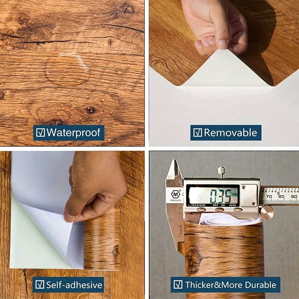 1 Roll Pvc Oil-proof Wood Grai - Woodworking Oil Finish 评论和价格