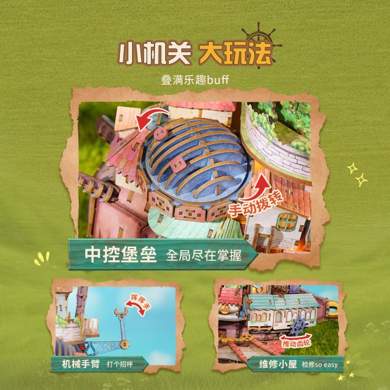 Genuine Travel Vessel Howl's M - Woodworking Game 评论和价格