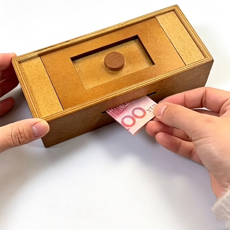 Wooden Puzzle Box with Secret  - Woodworking Game 评论和价格