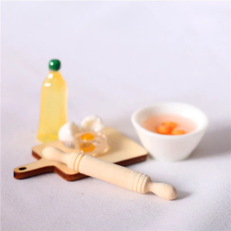 5Pcs/Set Cute Rolling Pin Egg  - Woodworking Oil Finish 评论和价格